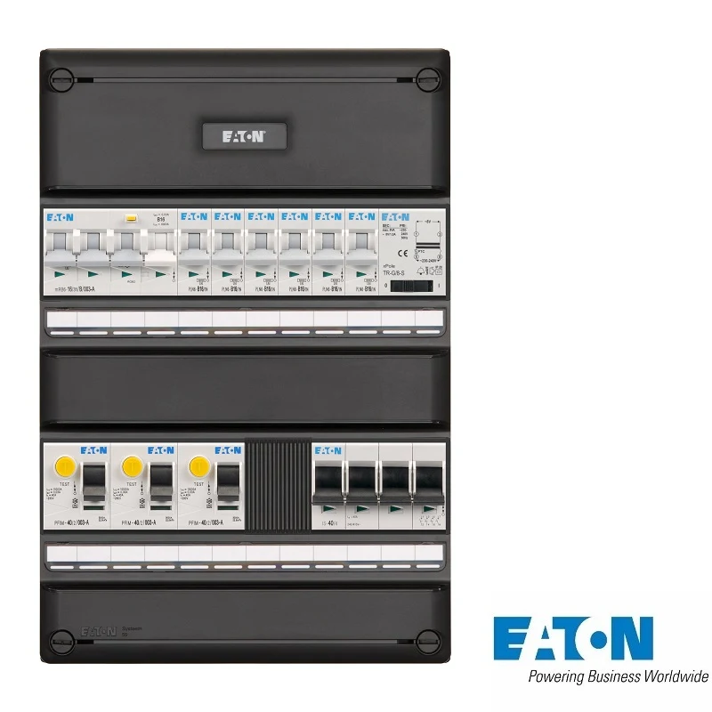 Eaton Systeem 55 groepenkast, 3-fasen, enkele kast met 6 gewone groepen