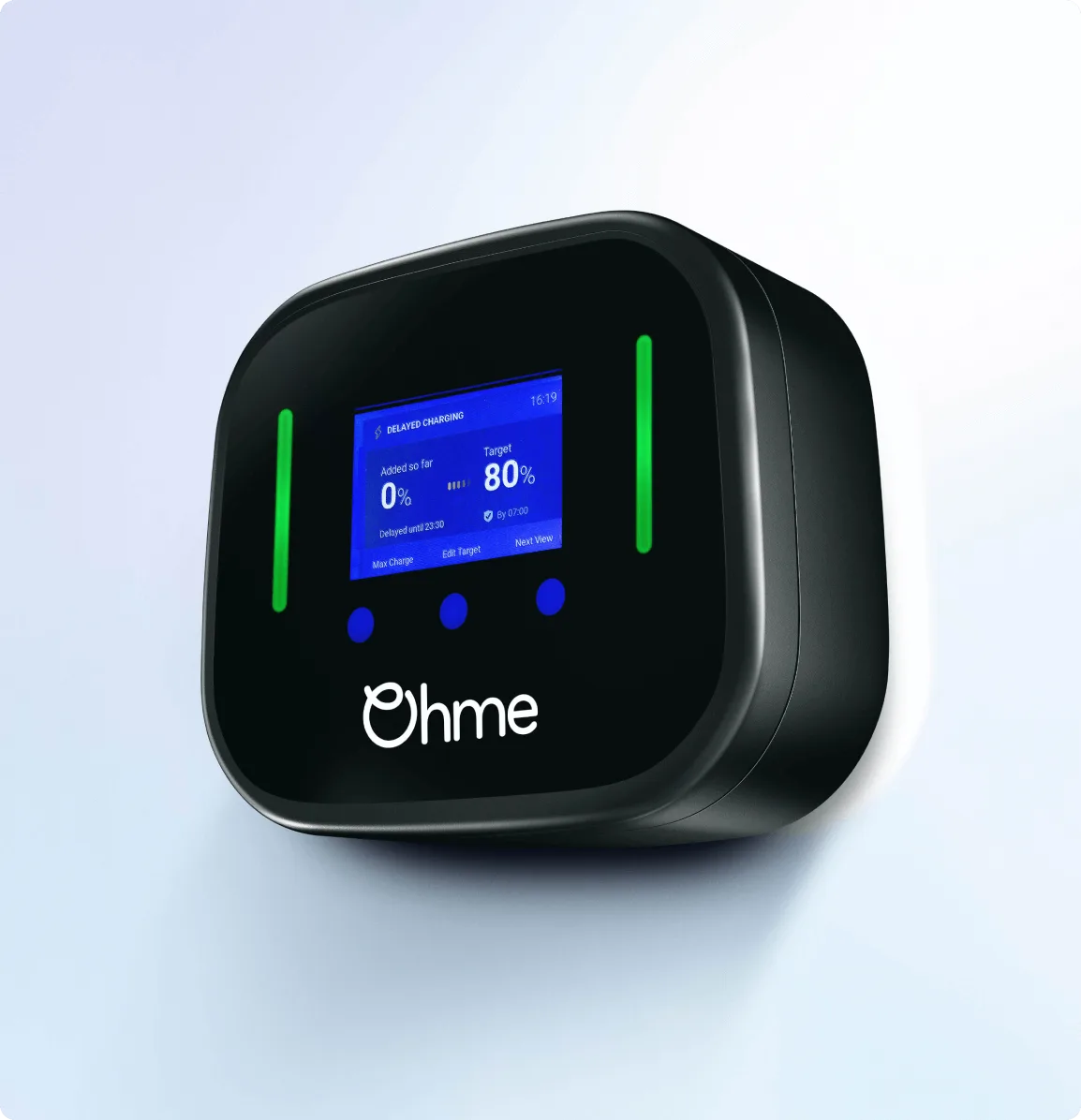 Ohme Home Pro 11 kW laadstation met vaste Type 2 laadkabel